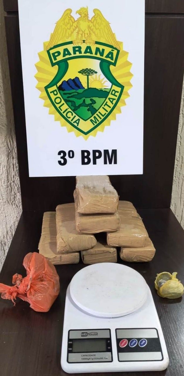 Polícia apreende drogas em Itapejara d´Oeste